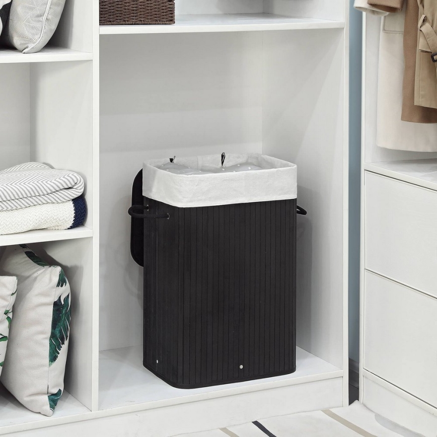 Tvättkorg GUS svart