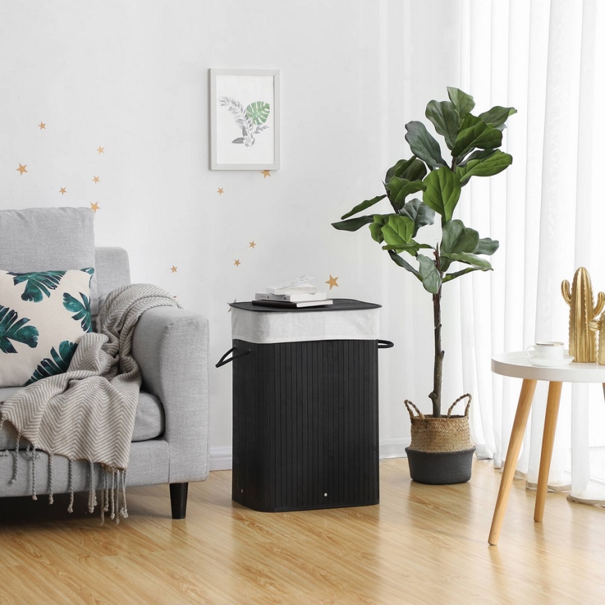 Tvättkorg GUS svart