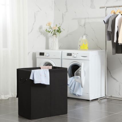 Tvättkorg NASH svart