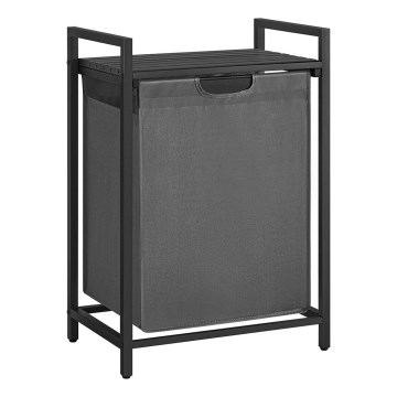 Tvättkorg REX svart/grå