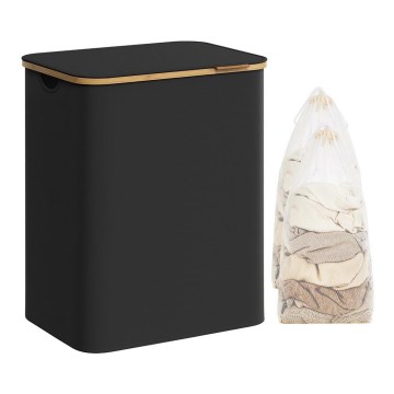 Tvättkorg TATE svart