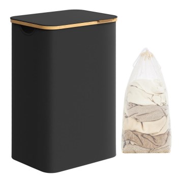 Tvättkorg TATE svart