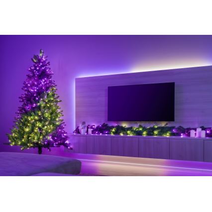 Twinkly - LED RGBW Dimmbar juldekoration GARLAND 50xLED 2,7 m Wi-Fi