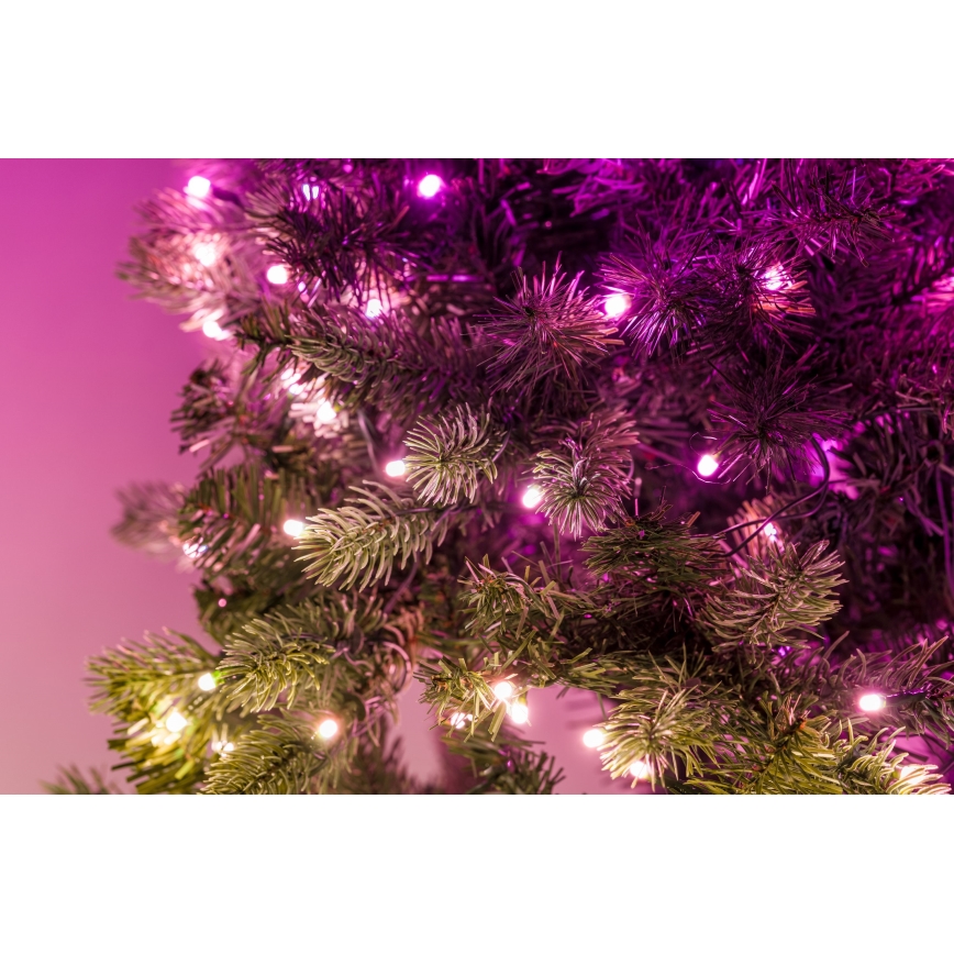 Twinkly - LED RGBW Dimmbar juldekoration GARLAND 50xLED 2,7 m Wi-Fi