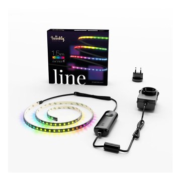 Twinkly - LED RGB Dimbar remsa LINE 100xLED 1,5 m Wi-Fi