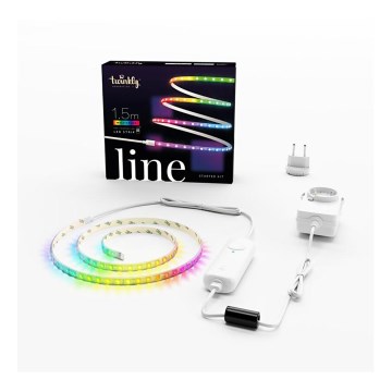 Twinkly - LED RGB Dimbar remsa LINE 100xLED 1,5 m Wi-Fi