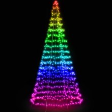 Twinkly - LED RGB Ljusreglerad utomhus Julgran LIGHT TREE 300xLED 2m IP44 Wi-Fi