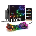 Twinkly - LED RGB Utomhus ljusreglerad list DOTS 200xLED 10 m IP44 WiFi