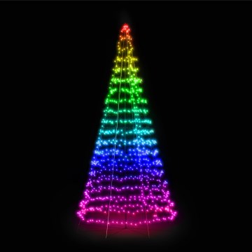 Twinkly - LED RGBW dimbar utomhusjulgran LIGHT TREE 1000xLED 6 m IP44 Wi-Fi