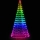Twinkly - LED RGBW Ljusreglerad utomhus Julgran LIGHT TREE 300xLED 2m IP44 Wi-Fi