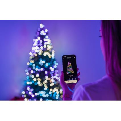 Twinkly - LED RGBW Dimmbar julgran TREE 435xLED 2,1 m Wi-Fi