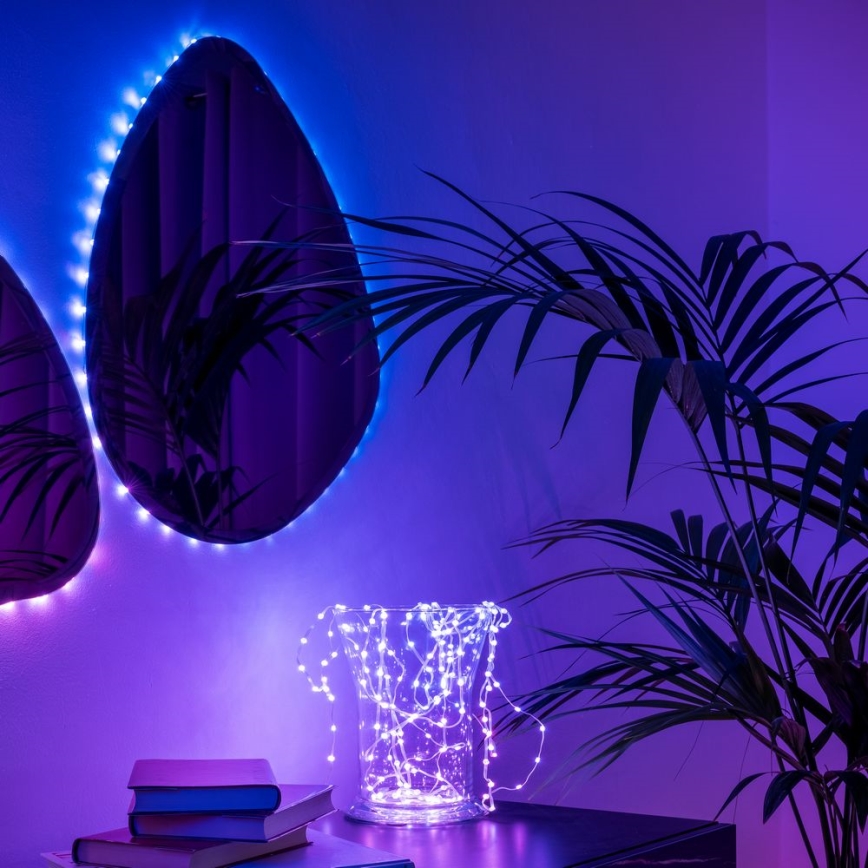 Twinkly - LED RGB Dimbar remsa DOTS 60xLED 3 m Wi-Fi USB