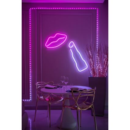 Twinkly - LED RGB dimbar julslinga DOTS 60xLED 7 m USB Wi-Fi