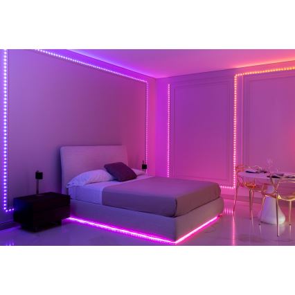 Twinkly - DOTS LED RGB dimbar ljusslinga 60 LED 7 m USB Wi‑Fi