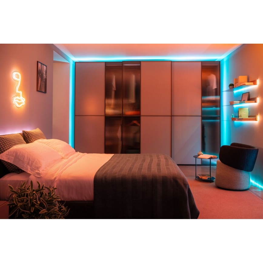 Twinkly - LED RGB Utomhus ljusreglerad list DOTS 200xLED 10 m IP44 Wi-Fi