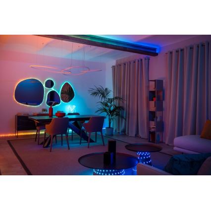 Twinkly - LED RGB Utomhus ljusreglerad list DOTS 200xLED 10 m IP44 Wi-Fi