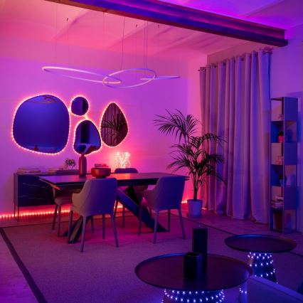 Twinkly - LED RGB Utomhus ljusreglerad list DOTS 400xLED 20 m IP44 Wi-Fi