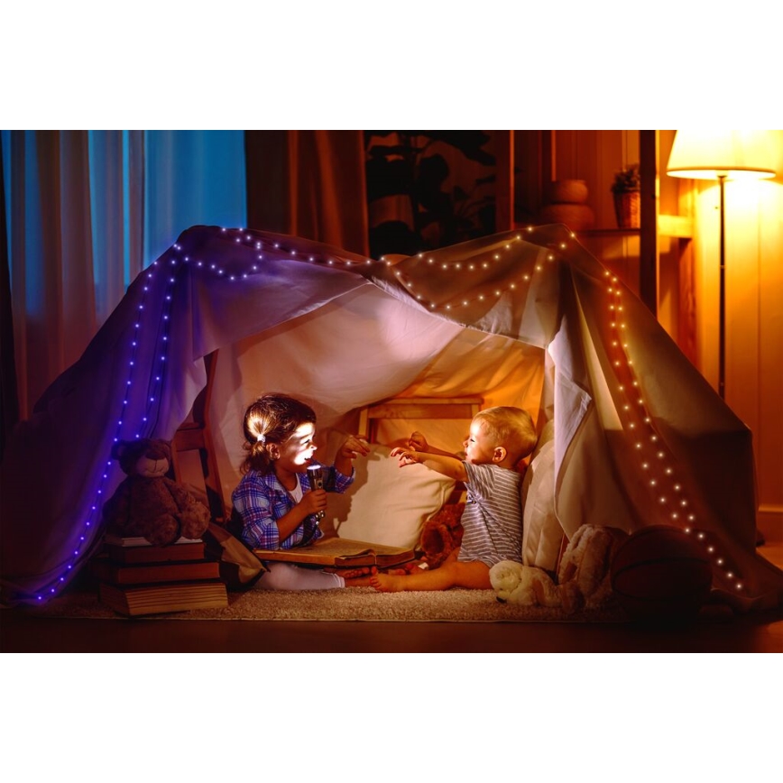 Twinkly - LED RGB Utomhus dimbar rem DOTS 400xLED 20 m IP44 Wi-Fi