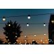 Twinkly - LED Ljusreglerad utomhus Dekorativ slinga FESTOON 40xLED 24m IP44 Wi-Fi