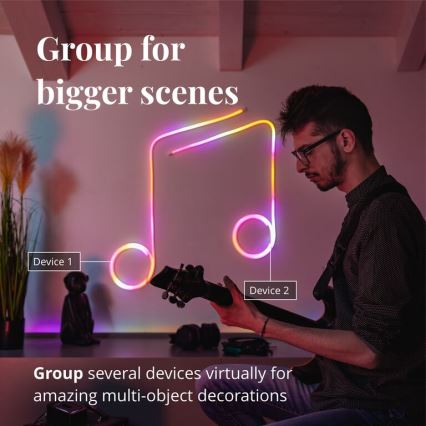 Twinkly - LED RGB Dimbar remsa FLEX 200xLED 2 m Wi-Fi