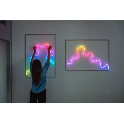 Twinkly - dimbar LED RGB-remsa FLEX 300xLED 3 m Wi-Fi