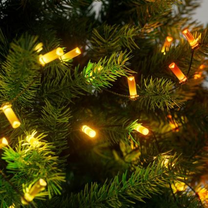 Twinkly - dimbar RGB LED-ljusslinga CANDIES, 200 LED, 14 m, USB, Wi‑Fi