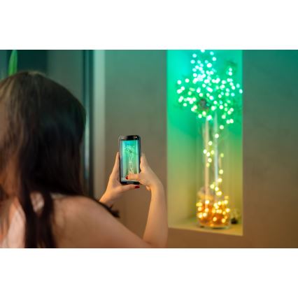 Twinkly - LED RGB Dimbart julgransljusslinga CANDIES 100xLED 8 m USB Wi-Fi
