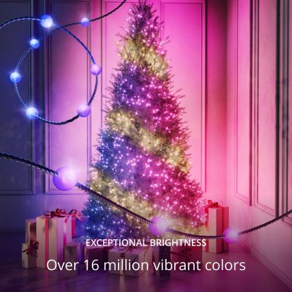 Twinkly - LED RGB Dimbart julgransljusslinga CANDIES 100xLED 8 m USB Wi-Fi