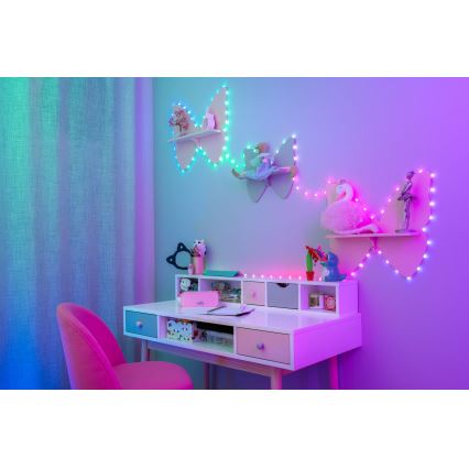 Twinkly - LED RGB dimbar ljusslinga CANDIES 100xLED 8 m USB Wi-Fi