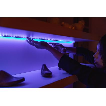 Twinkly - LED RGB Förlängning ljusreglerad list LINE 100xLED 1,5 m Wi-Fi