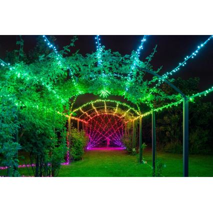 Twinkly - LED RGBW dimbar utomhus julbelysning STRINGS 250xLED 23,5m IP44 Wi-Fi