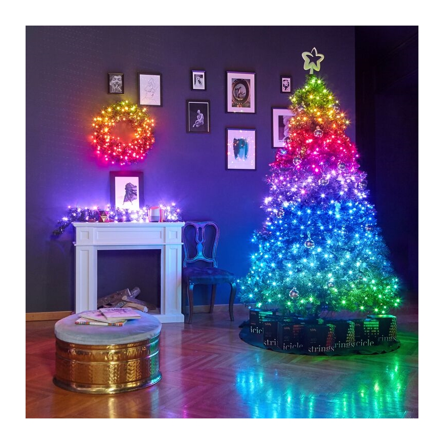 Twinkly - LED RGBW dimmerbar utomhusslinga STRINGS 250xLED 23,5m IP44 Wi-Fi