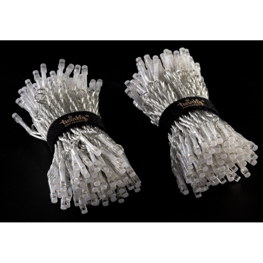 Twinkly - LED RGBW Ljusreglerad utomhus Julkedja STRINGS 250xLED 23,5m IP44 Wi-Fi