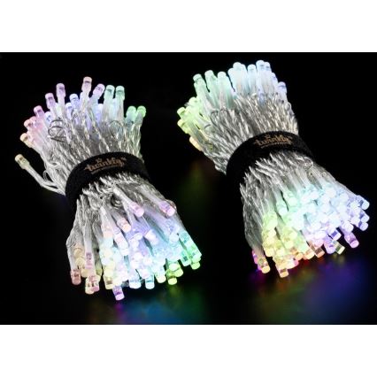 Twinkly - Dimmbar LED RGBW-julslinga för utomhusbruk STRINGS 250xLED 23,5m IP44 Wi-Fi