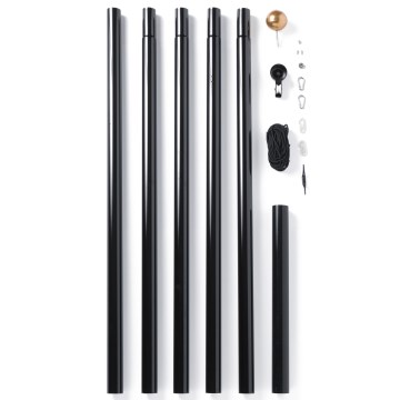 Twinkly - Utomhusstativ för julgran 6 m svart