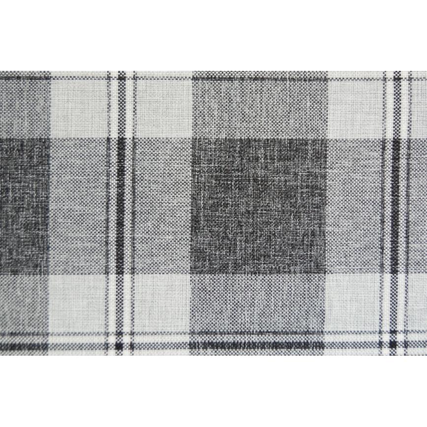 Tygklädd divansäng ARLY 110x200 cm med vändbar huvudgavel (V/H), antracit/vit