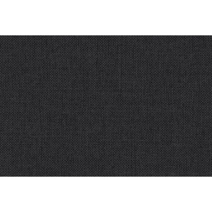 Tygklädd divansäng ARLY 110x200 cm med vändbar huvudgavel (V/H), antracit/vit