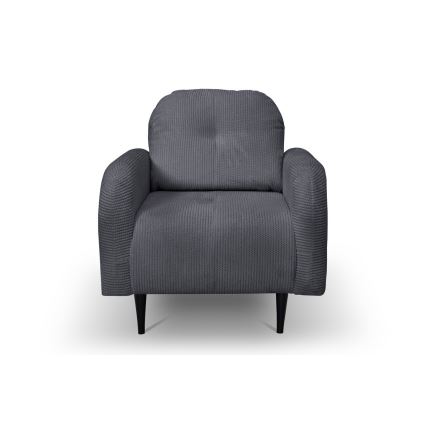 Tygklädd fåtölj CLOUDY, grå