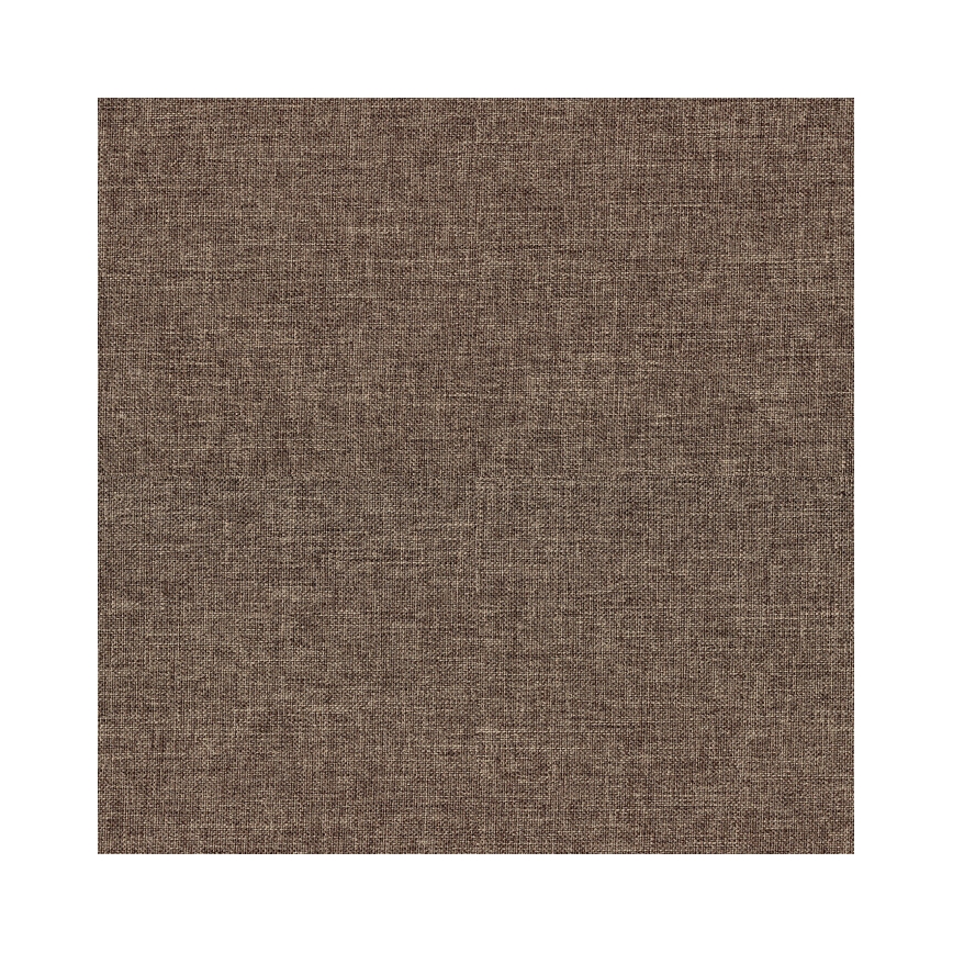 Tygklädd säng med förvaring och madrass GEORGE 90x200 cm brun