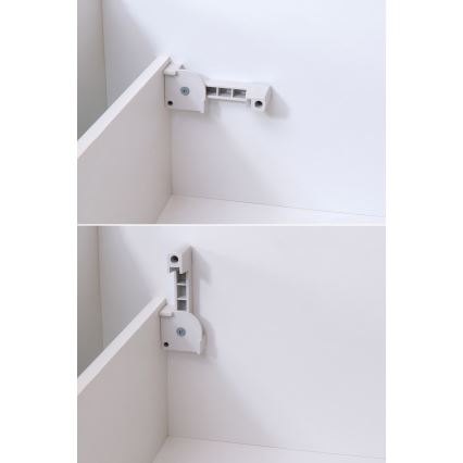 Tygklädd säng med madrass och förvaring MARIA 160x200 cm brun