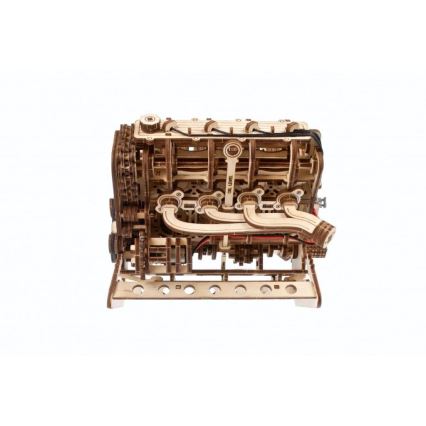 Ugears - 3D-mekaniskt träpussel V8-motor