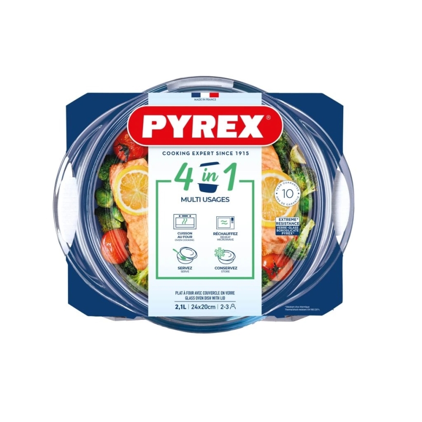 Ugnsform med lock PYREX 2,1 l