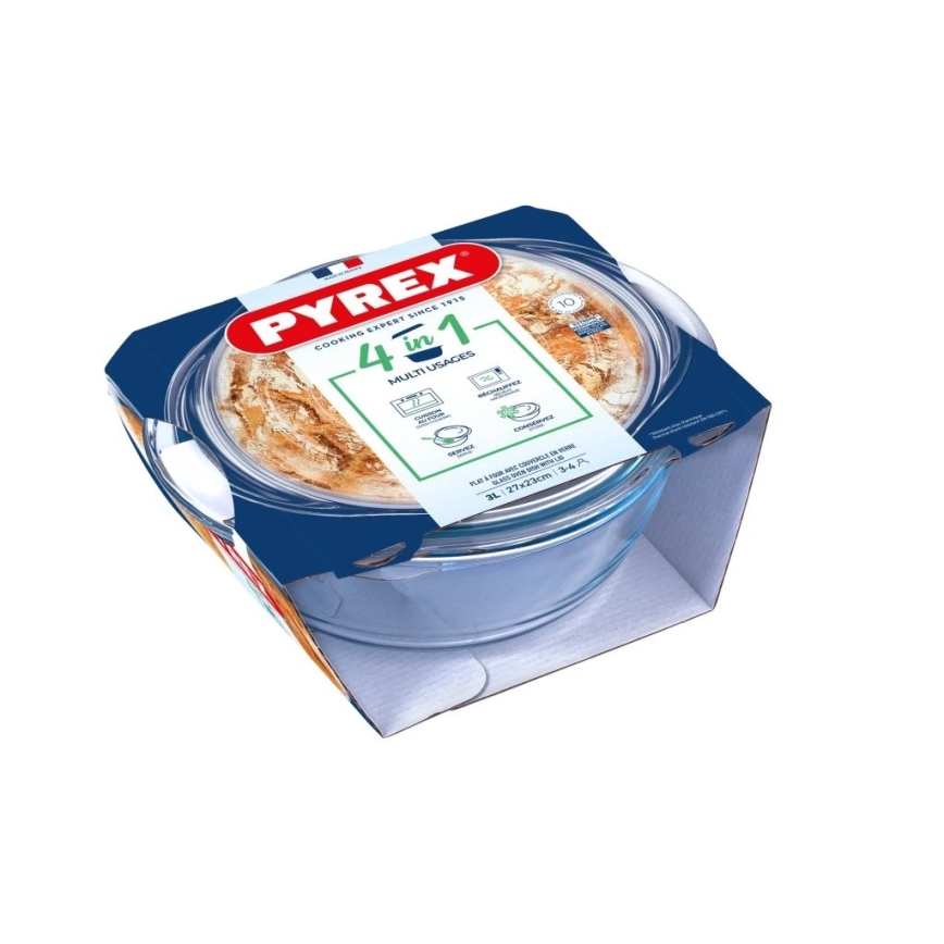 Ugnsform med lock PYREX 3 l
