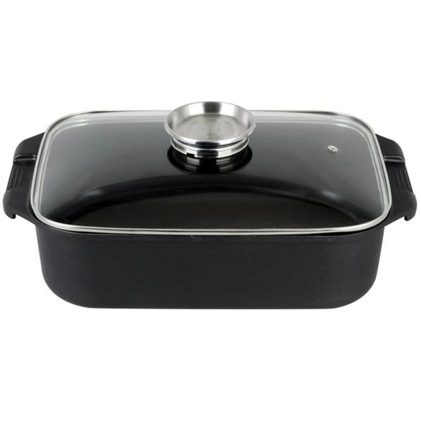 Ugnsform med lock TORO 6,5 l 34,5x10x24,5 cm svart