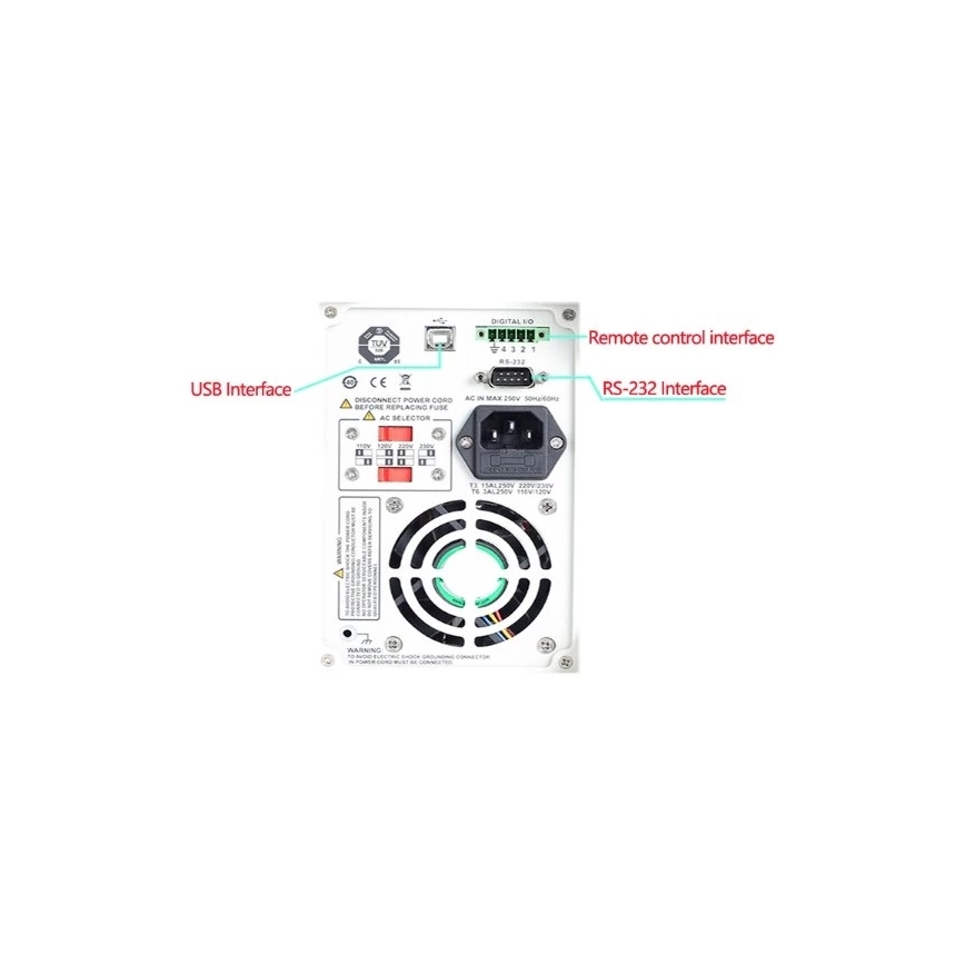 Uni-T UDP1306C - Laboratorieaggregat UDP1306C 0-32V/0-6A