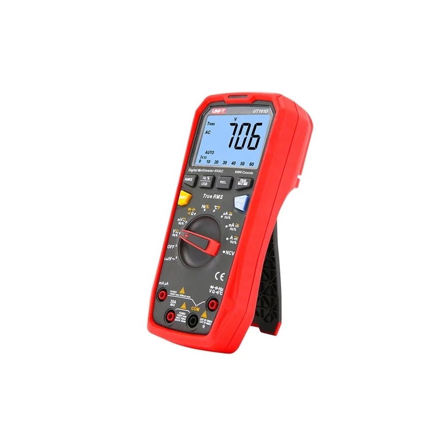 Uni-T UT161D Multimeter, 4xAAA batterier