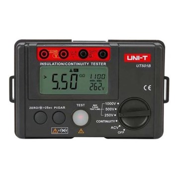 Uni-T UT501B - Testare för isolationsmotstånd, 6×AA-batterier