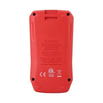 Uni-T UT673PV - Multimeter för solceller med MPPT