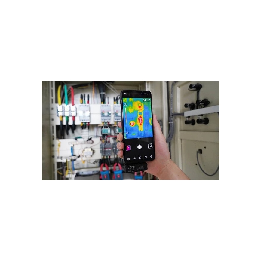 Uni-T UTi120MS - värmekamera belysning för iPhone