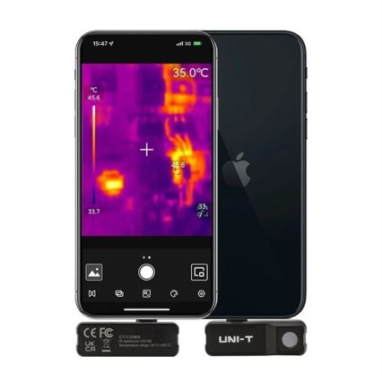 Uni-T UTi120MS - värmekamera belysning för iPhone